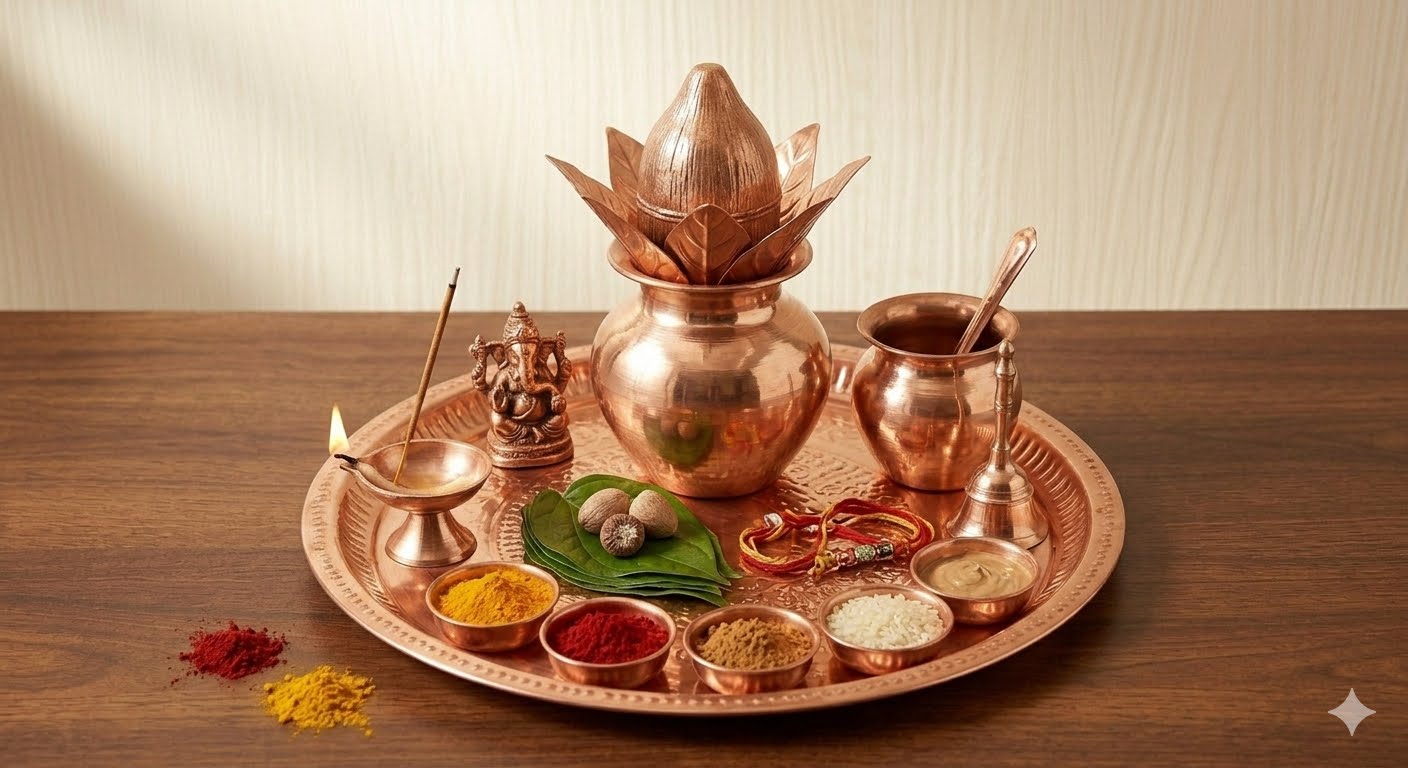 Complete Puja Thali Set
